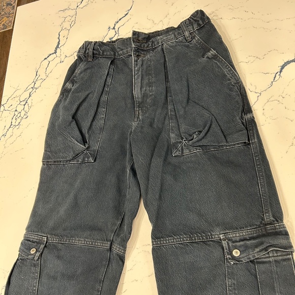 Free People We The Free Marx Slouchy Cargo Jeans - Picture 2 of 6